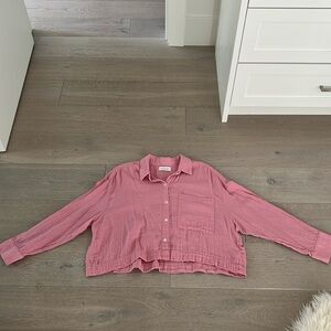 Velvet, Cotton Gauze Shirt, Small